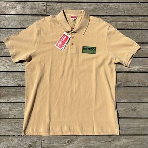 Kenzo Men's Tan Polo Shirt